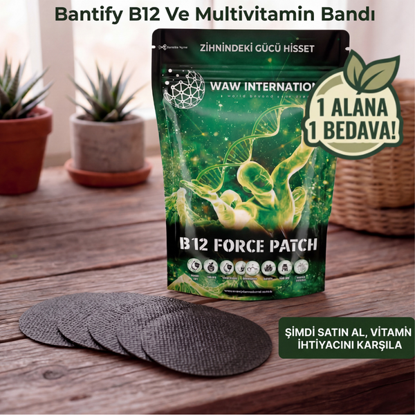 Bantify B12 Vitamin Bantları – Yeni Nesil Transdermal Vitamin Takviyesi
