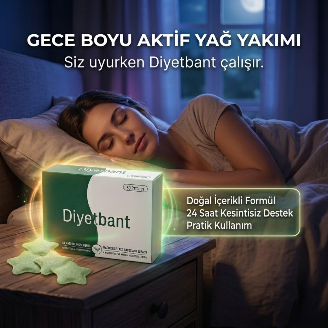 Bantify Diyetbant Zayıflama Bandı | Doğal Yağ Yakıcı ve Ödem Attırıcı 1 Paket 30 Bant İçerir