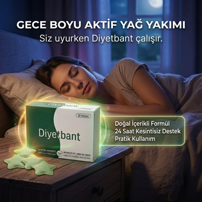 Bantify Diyetbant Zayıflama Bandı | Doğal Yağ Yakıcı ve Ödem Attırıcı 1 Paket 30 Bant İçerir
