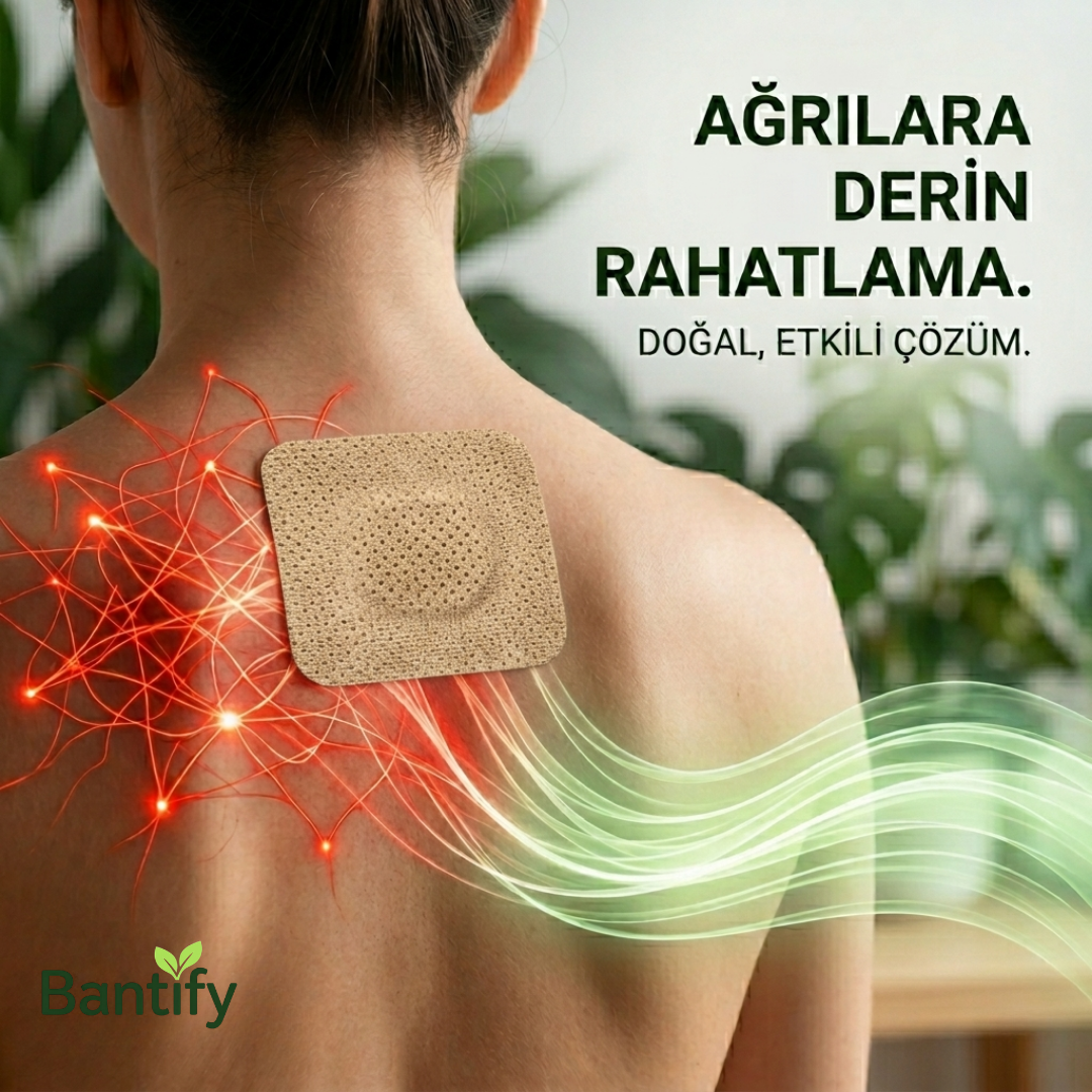 Bantify Transdermal Ağrı Bandı – Kas ve Eklem Ağrılarına Doğal ve Hızlı Çözüm