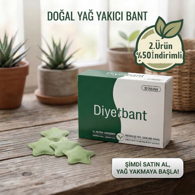 Bantify Diyetbant Zayıflama Bandı | Doğal Yağ Yakıcı ve Ödem Attırıcı 1 Paket 30 Bant İçerir
