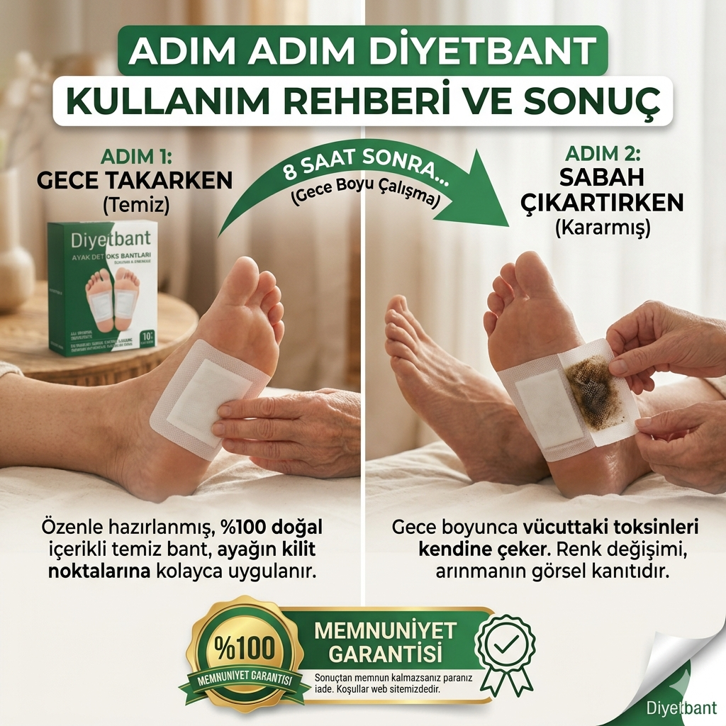 Bantify Arındırıcı Toksin & Detoks Bandı – 5’li Derinlemesine Arınma Paketi